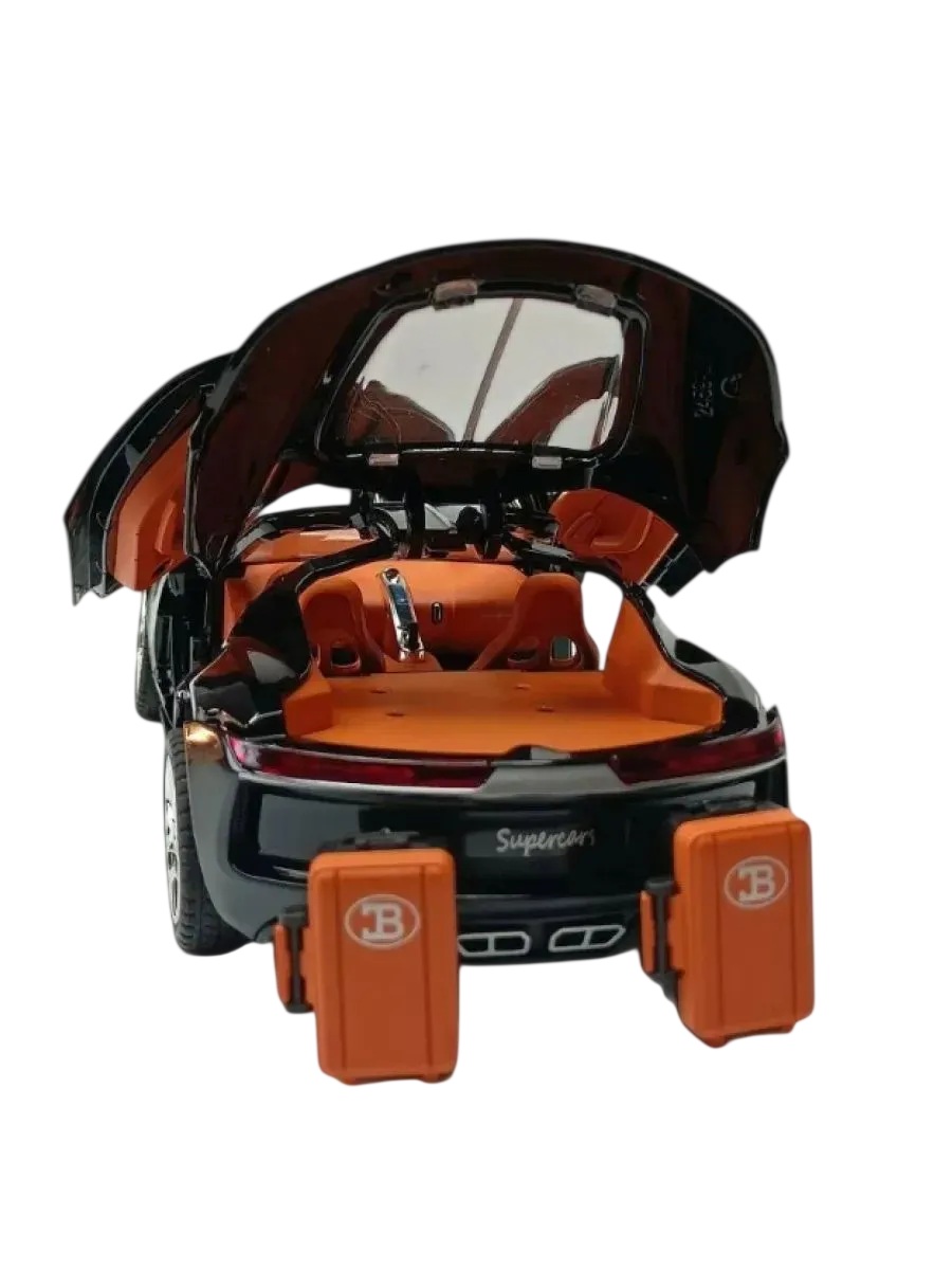 Машинка металлическая Bugatti Atlantic 1:24 Black