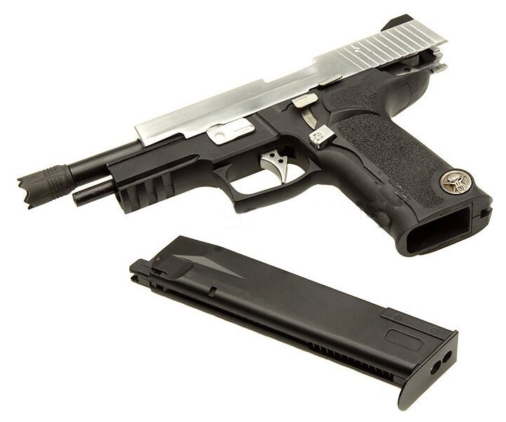 Страйкбольный пистолет WE SigSauer P226 P-Virus (WE-F006PV-BOX)