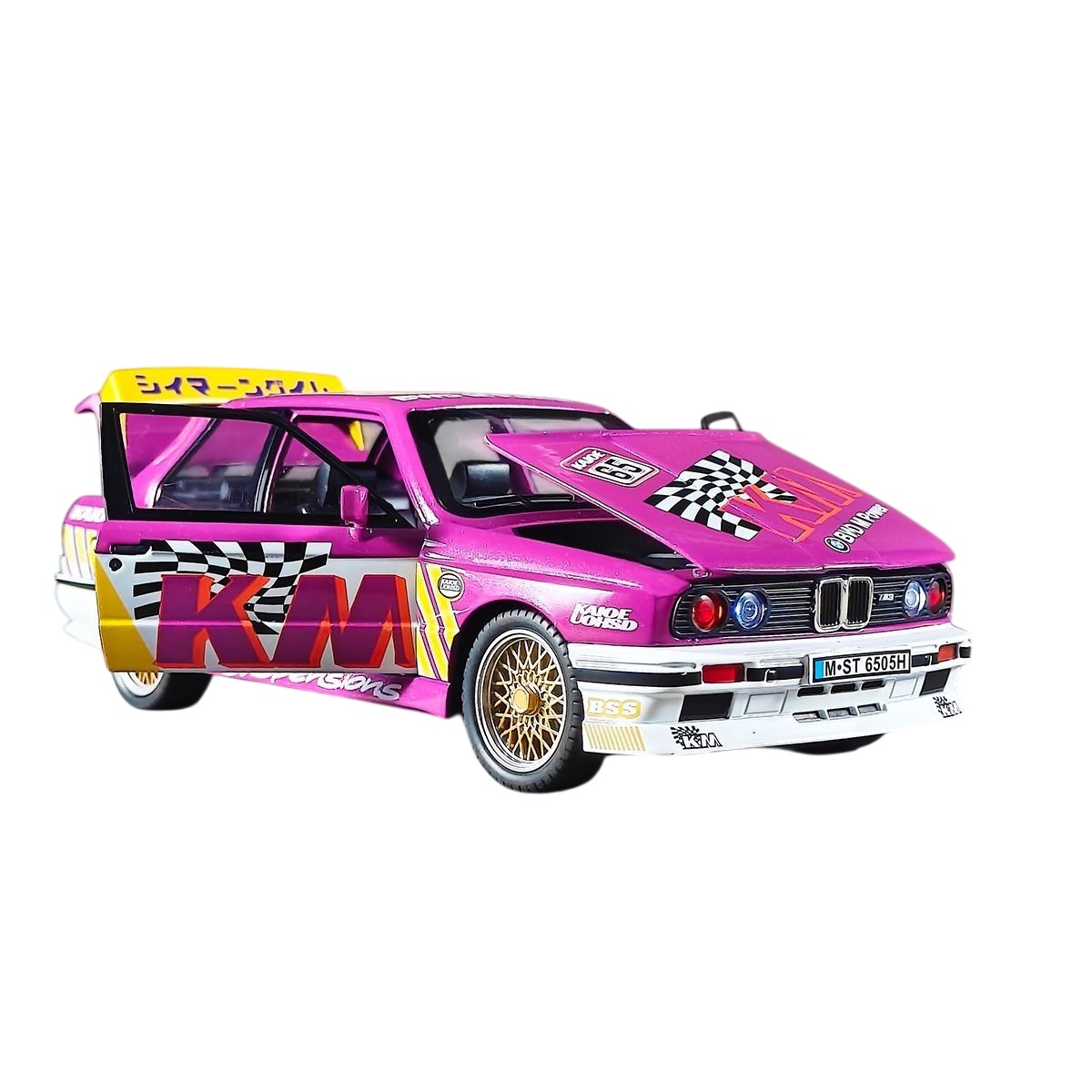 Машинка металлическая BMW M3 E30 1:24 KM