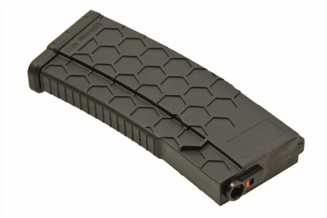 Магазин механический CYMA HY-480BK для M4/M16 (Hexmag style), Mid‑Cap на 120 шаров, чёрный