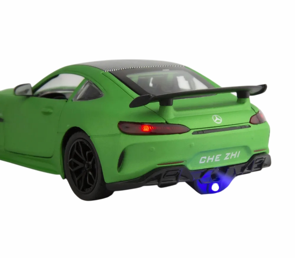 Металлическая машинка Mercedes-AMG V8 TURBO green 1:24