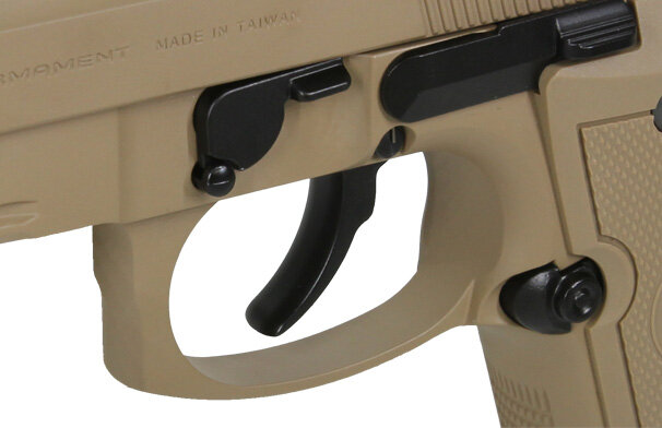 Страйкбольный пистолет G&G Beretta GPM92 Desert Tan EU (GAS-GPM-92F-DBB-ECM)