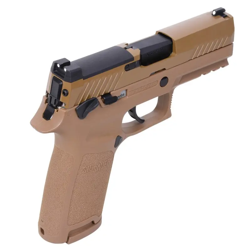 Страйкбольный пистолет WE P-320 M18 (WE-F008-TAN) — Tan, металл, GBB, 6 мм