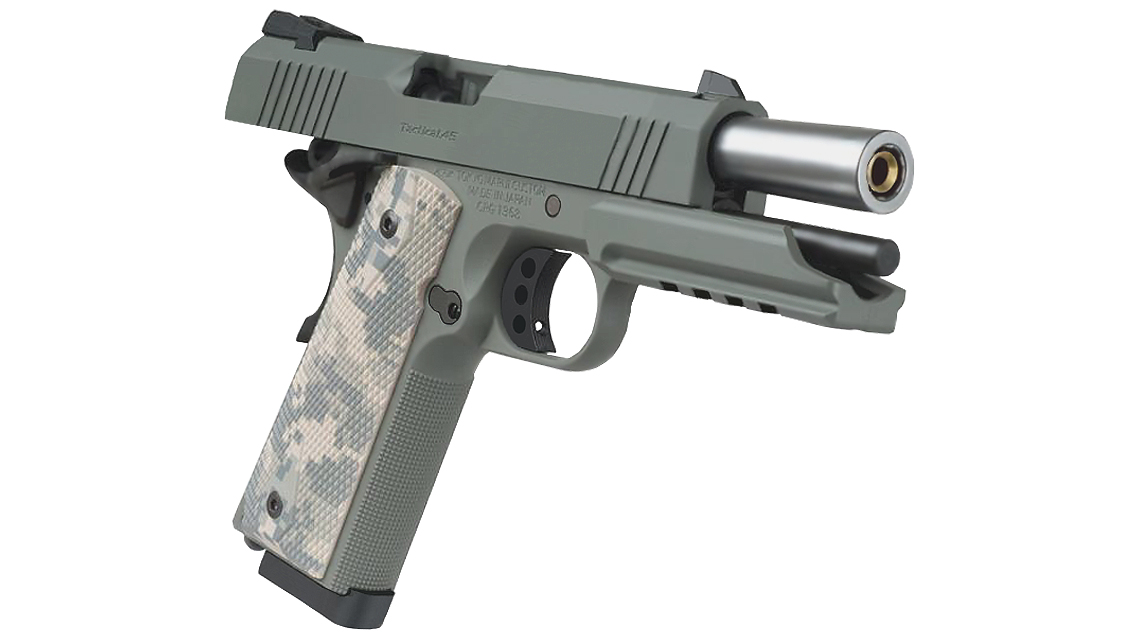 Страйкбольный пистолет Tokyo Marui 142450 Colt 1911 4.3 Foliage Warrior GBB пластик