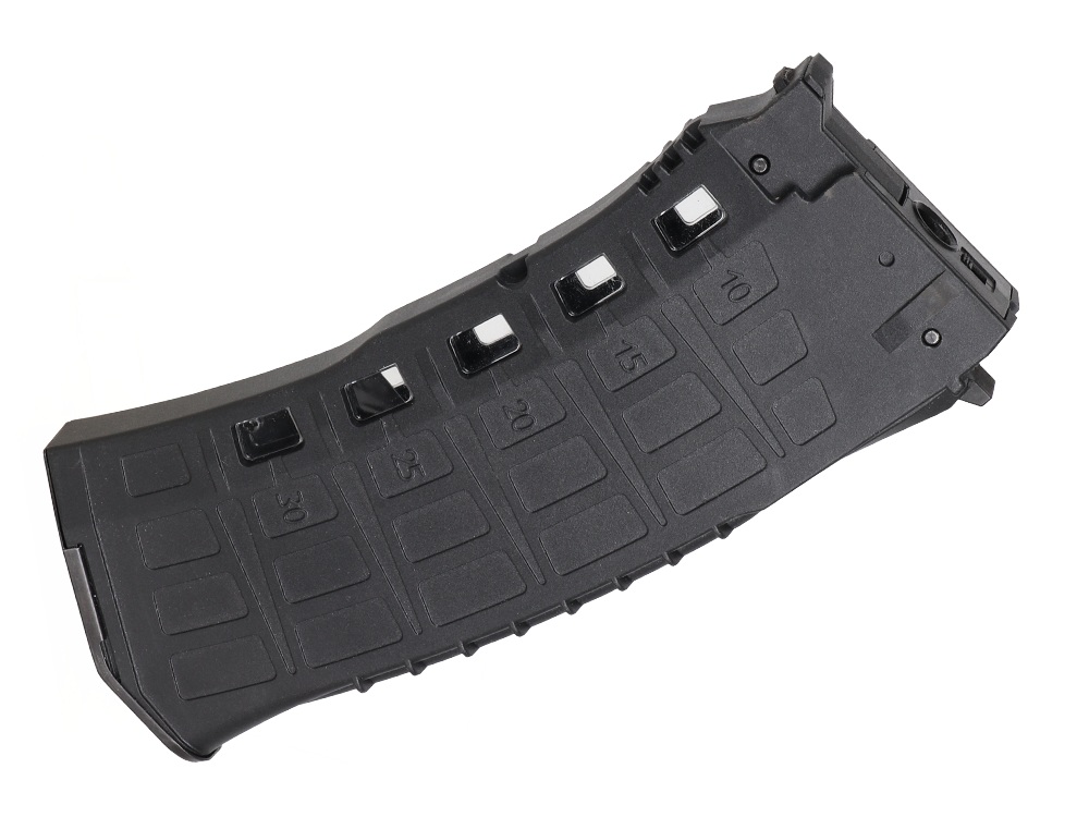 Магазин бункерный G&G G-08-217 (HI-Cap) для страйкбольного автомата G&G GK12, 380 шаров, чёрный