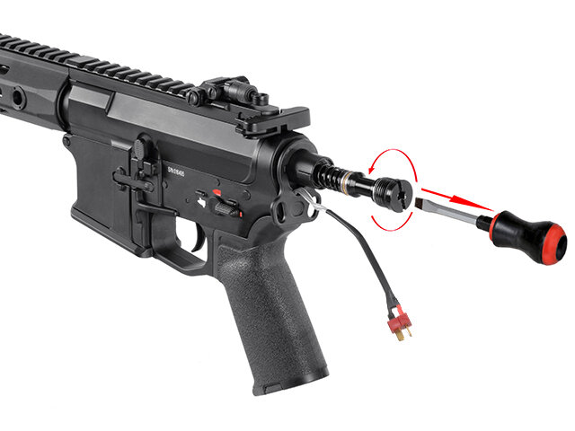 Страйкбольный автомат Cyma M4 M-LOK 10 custom (CM.097B)