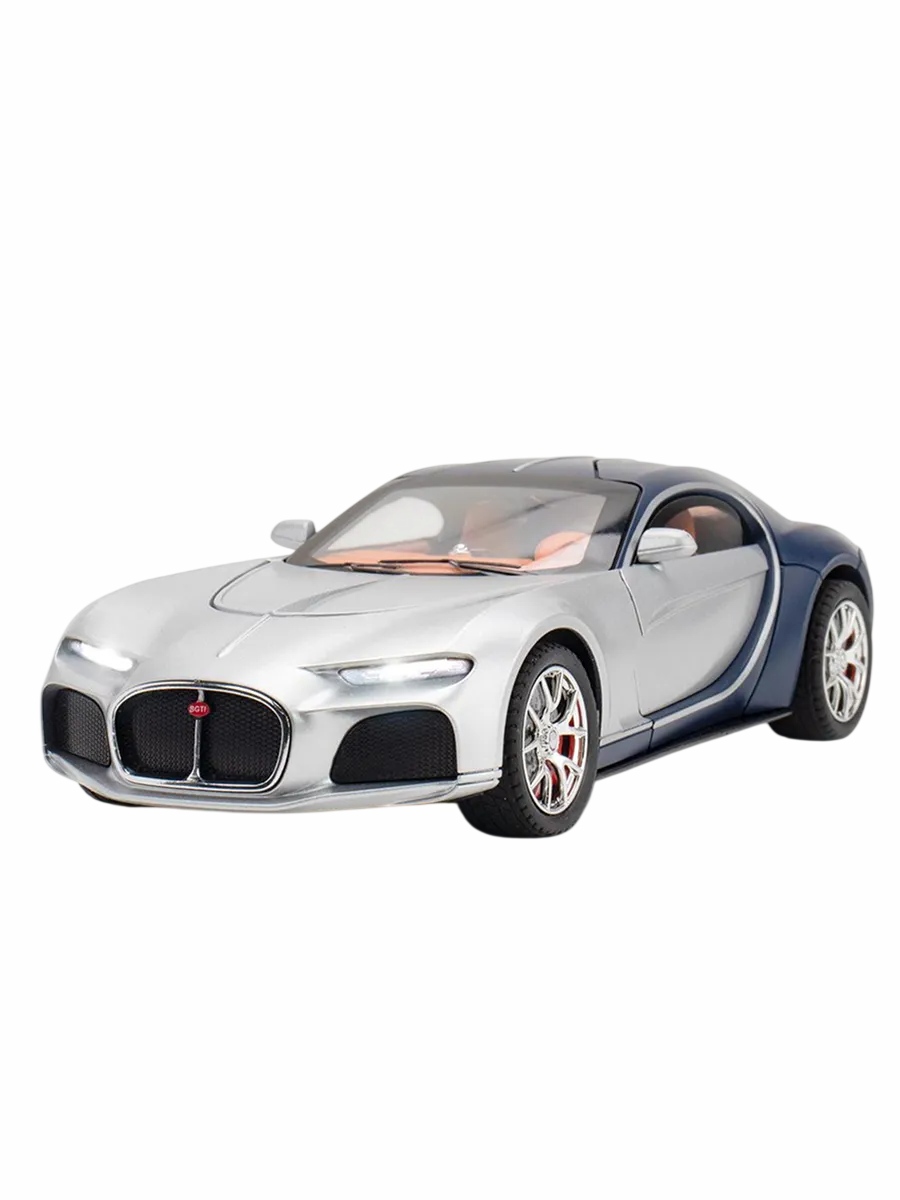 Машинка металлическая Bugatti Atlantic 1:24 SILVER