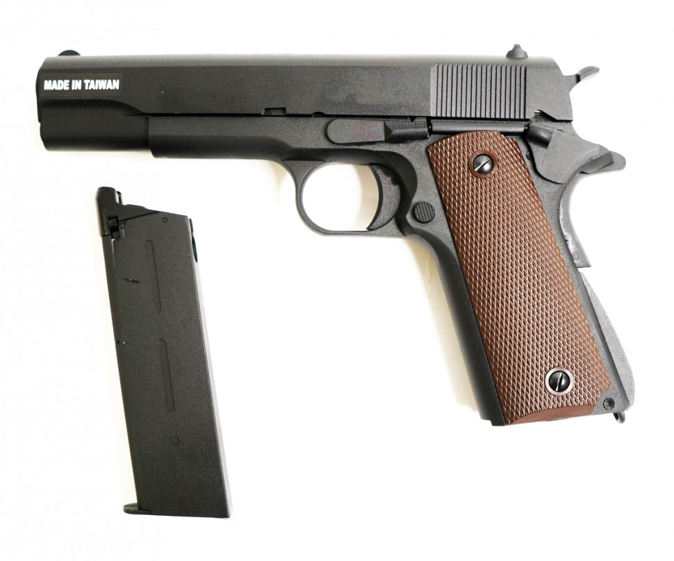 Страйкбольный пистолет KJW Colt M1911A1 GBB (1911.GAS)