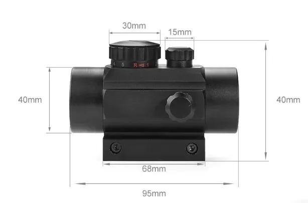 Коллиматорный прицел Gamo 1x40 RD (с подсветкой)