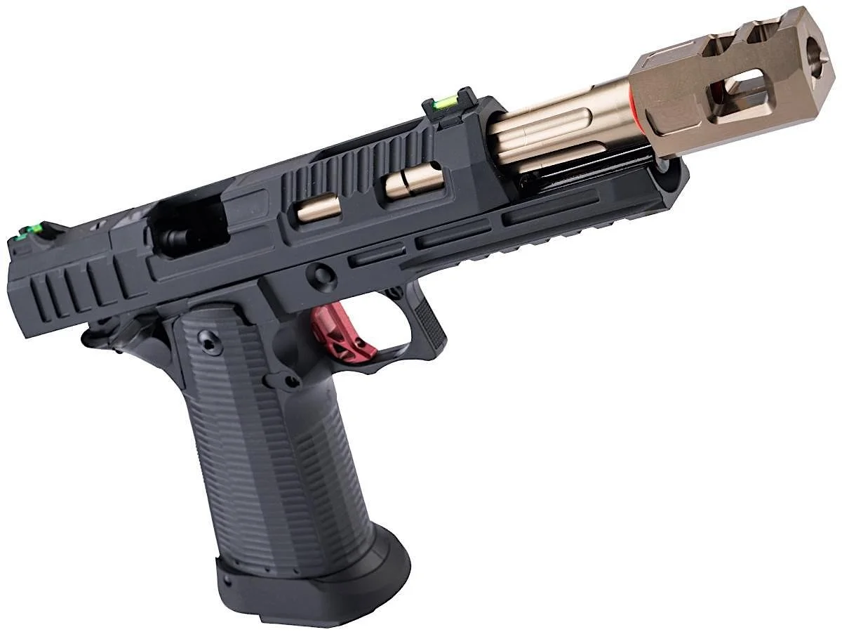 Страйкбольный пистолет KJW Hi-Capa KP-19 CO₂ (Black) — темп и контроль