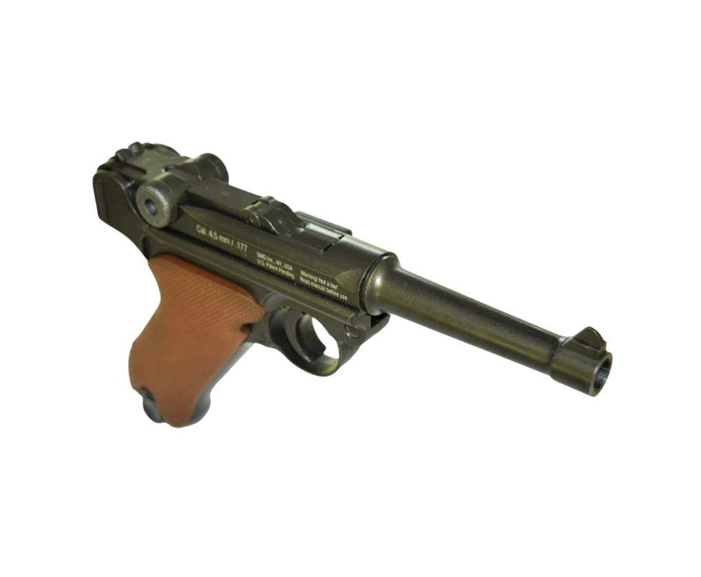 Пневматический пистолет Gletcher P.08 (Blowback), CO₂, 4.5 мм, металл