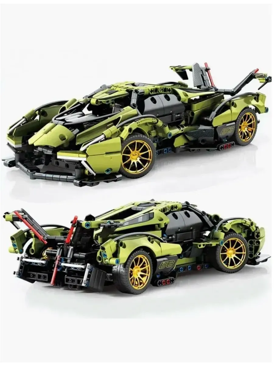 Конструктор Lamborghini V12 Vision GT, 1039 деталей, масштаб 1:14