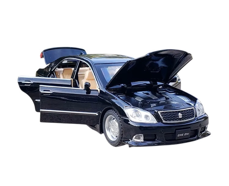 Металлическая машинка Toyota Crown S180 1:32 Black