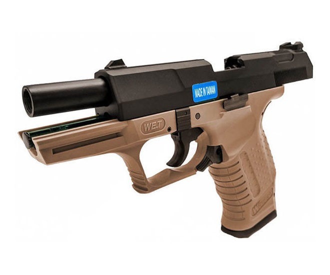 Страйкбольный пистолет WE Walther P99 GBB Tan (WE-PX001-TAN)