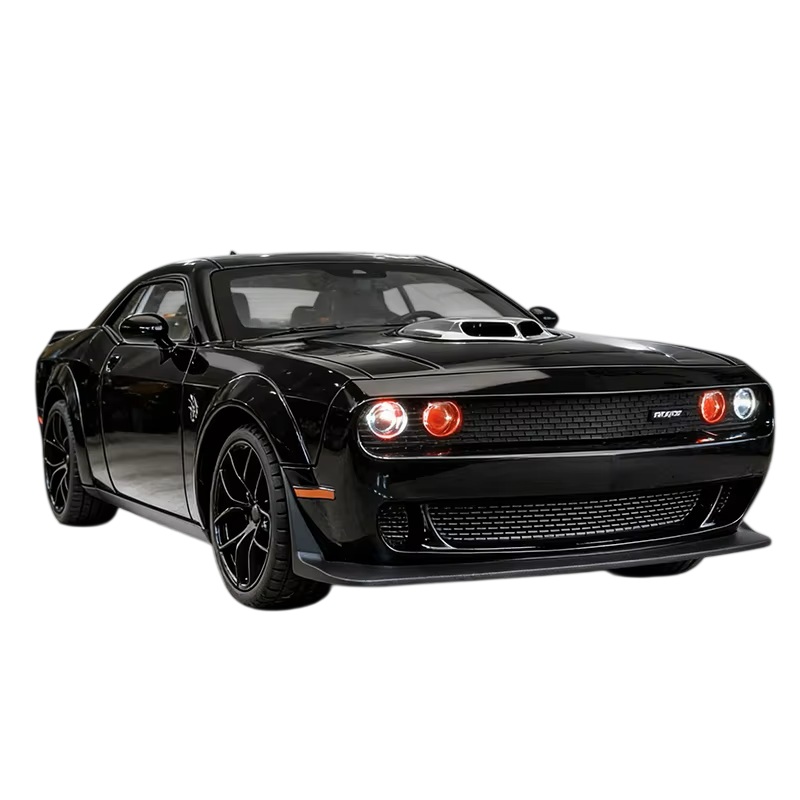 Металлическая машинка Dodge Challenger SRT 1:18 Black