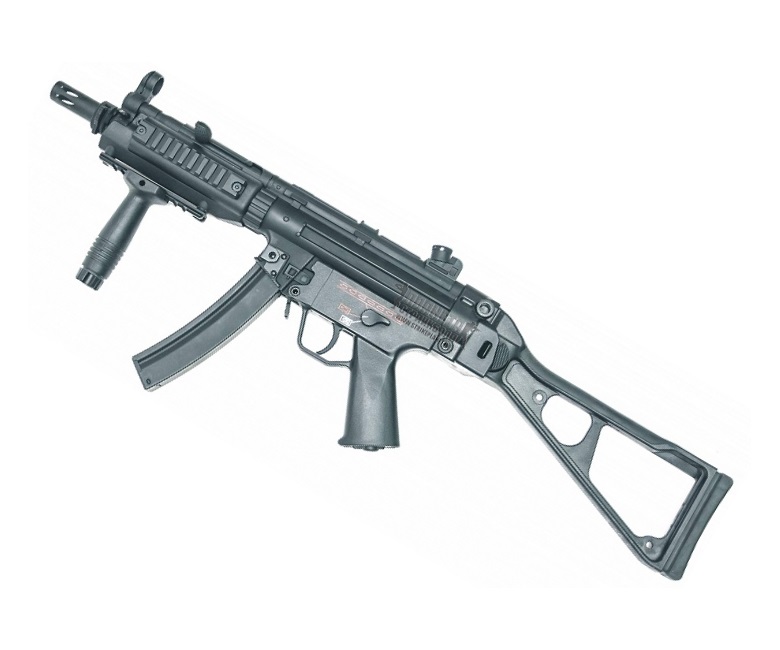 Страйкбольный пистолет-пулемет Cyma H&K MP5, складной приклад (CM.041)