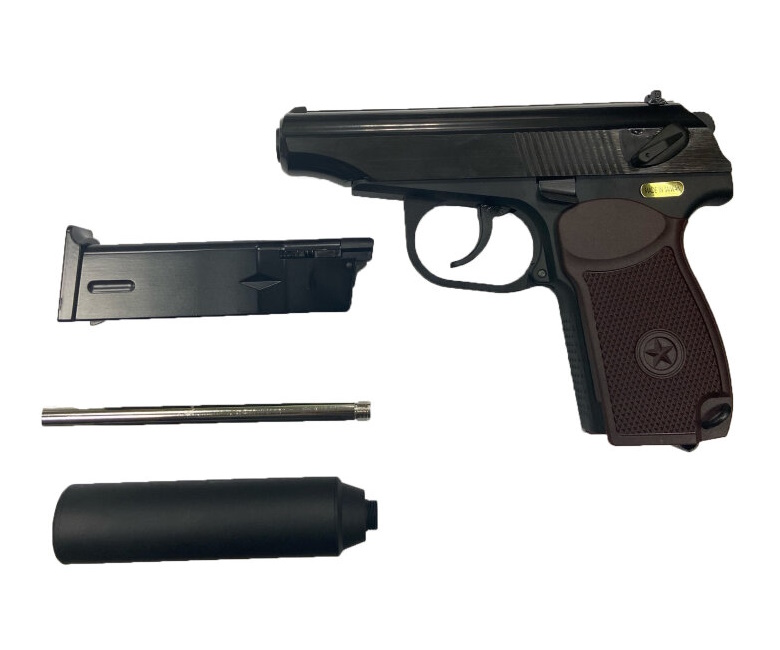 Страйкбольный пистолет WE WE-MA001-BK (6 мм, Makarov 654K)