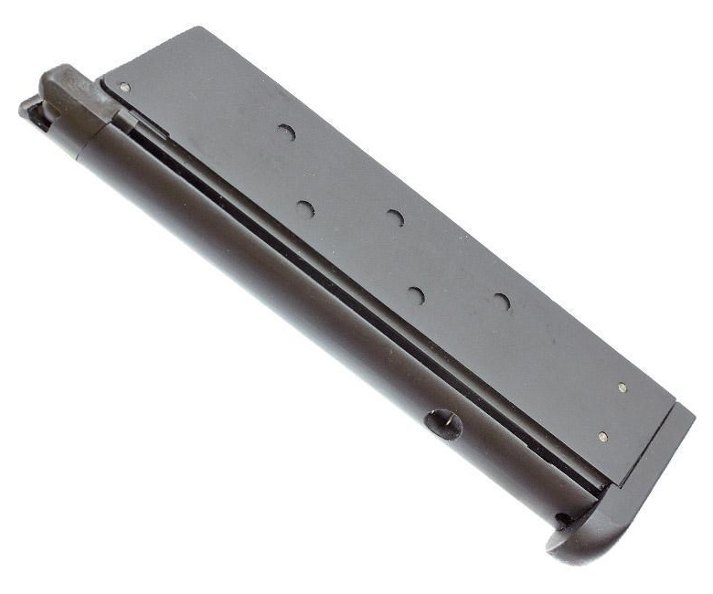 Магазин MG-1911A-BK для M1911 BK GAS, 15 шаров, GBB, металл (WE, совместим с KJW)