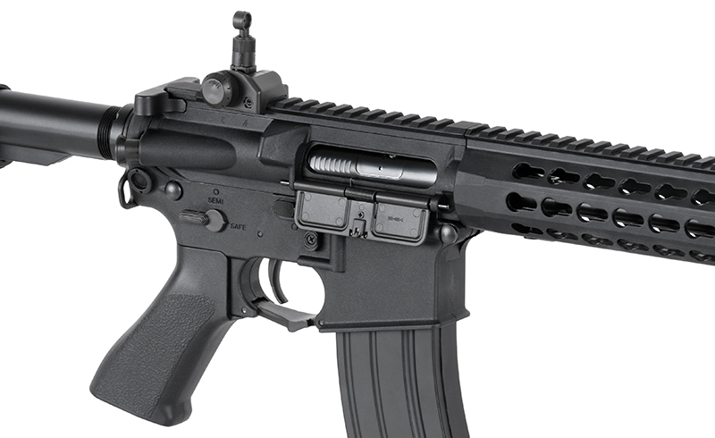 Страйкбольный автомат Cyma AR15 M-lok Mosfet Edition BK (CM.623)