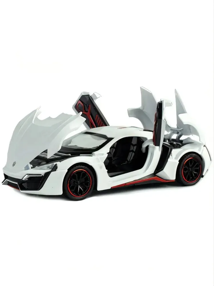 Металлическая машинка модель Люкан Lykan Hypersport 1:24