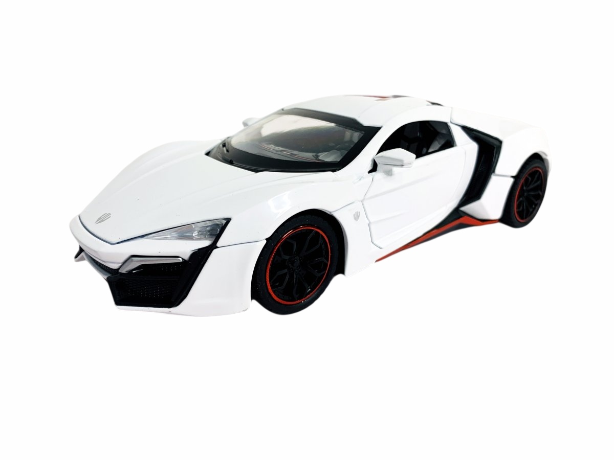 Металлическая машинка модель Люкан Lykan Hypersport 1:24