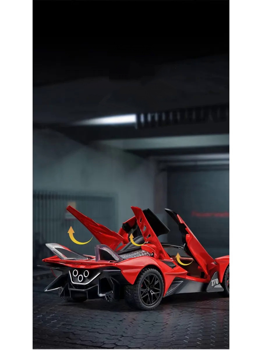 Коллекционная машинка Apollo evo Sun God Supercar 1:32 RED
