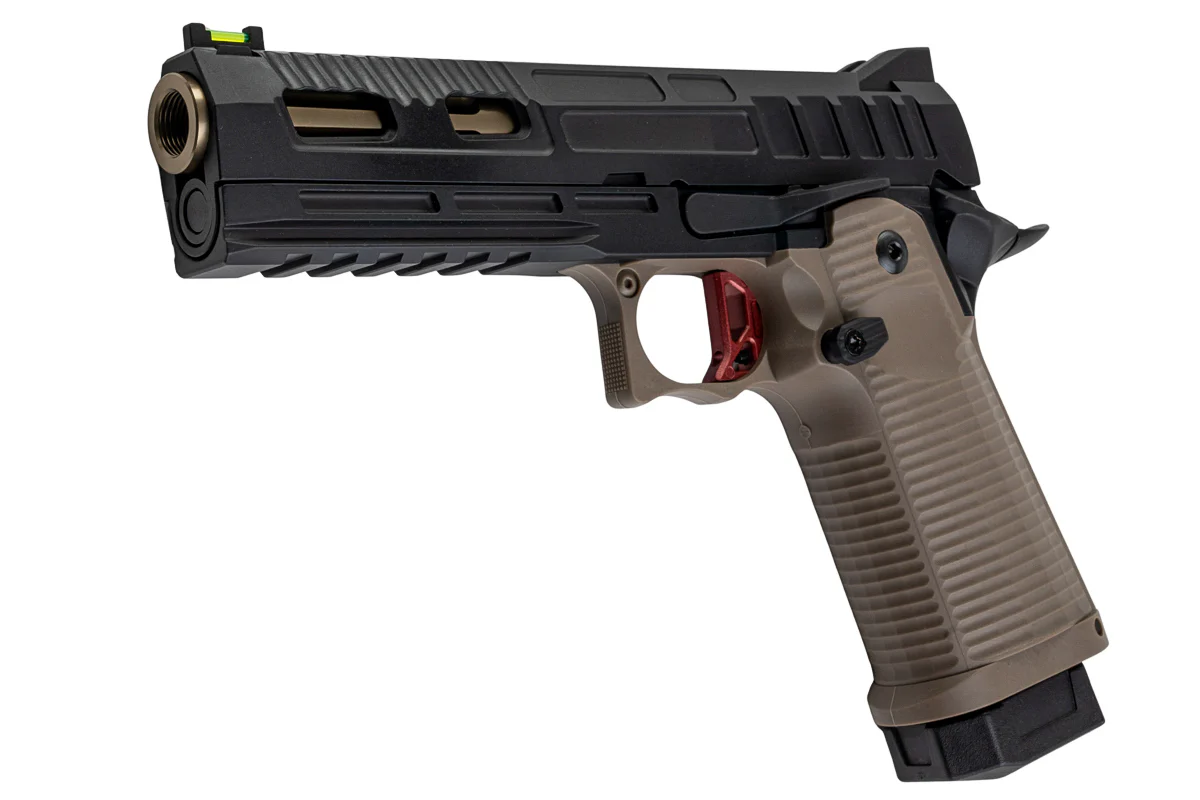Страйкбольный пистолет KJW Colt M1911 Hi-Capa (KP-19S.GAS) — чёрный, GBB, 6 мм
