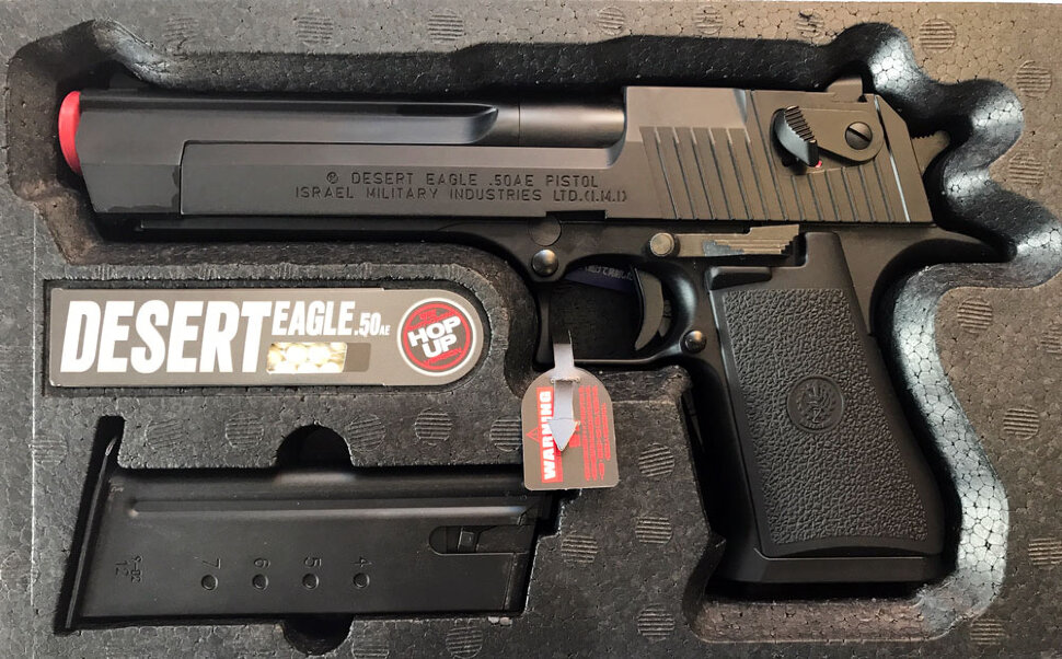 Страйкбольный пистолет Tokyo Marui Desert Eagle .50AE Black GBB