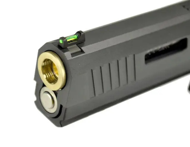 Страйкбольный пистолет WE Colt M1911 Hi-Capa 6 (WE-H018WETA2-BKGD) — Black/Gold, GBB, 6 мм, с возможностью CO₂
