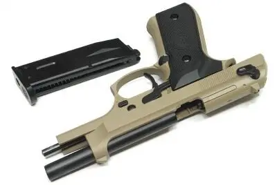 Страйкбольный пистолет WE Beretta M92F (WE-M003) — Tan, GBB, 6 мм