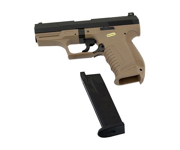 Страйкбольный пистолет WE Walther P99 GBB Tan (WE-PX001-TAN)