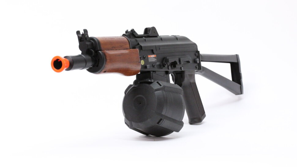 Магазин Cyma HY-398 для АК на 1200 шаров, голосовой контроль (бункерный, электрический)