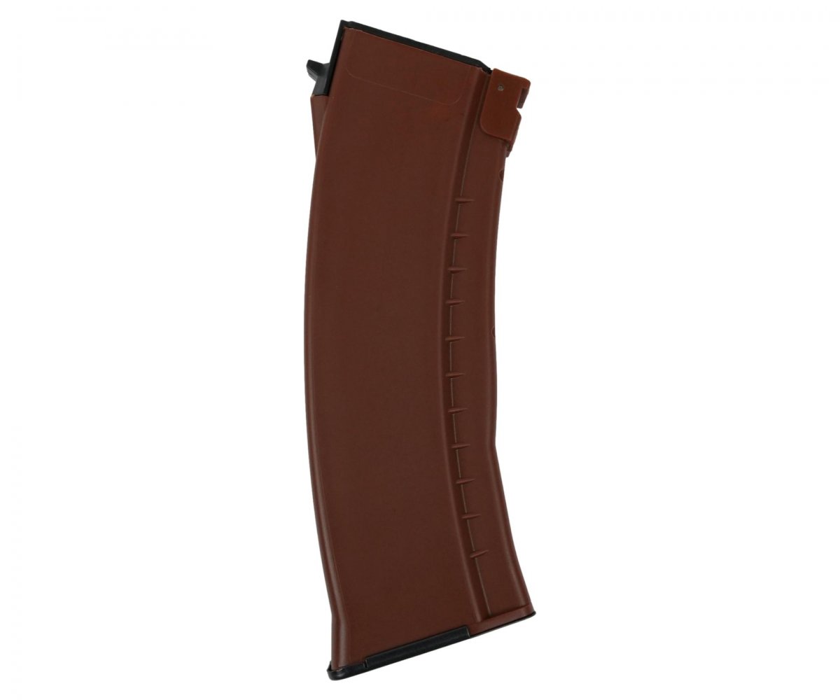 Магазин механический EL-1102-08 для АК-74, Mid‑Cap, 120 шаров, Bakelite Brown (5 шт)