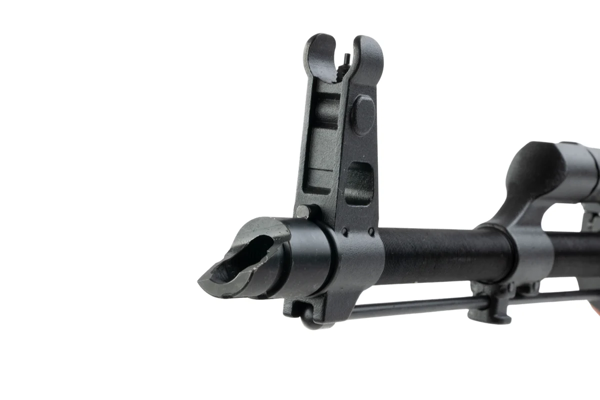 Страйкбольный автомат CYMA CM056M RKM PLATINUM (деревянный приклад, сталь), 120 м/с, чёрный/дерево