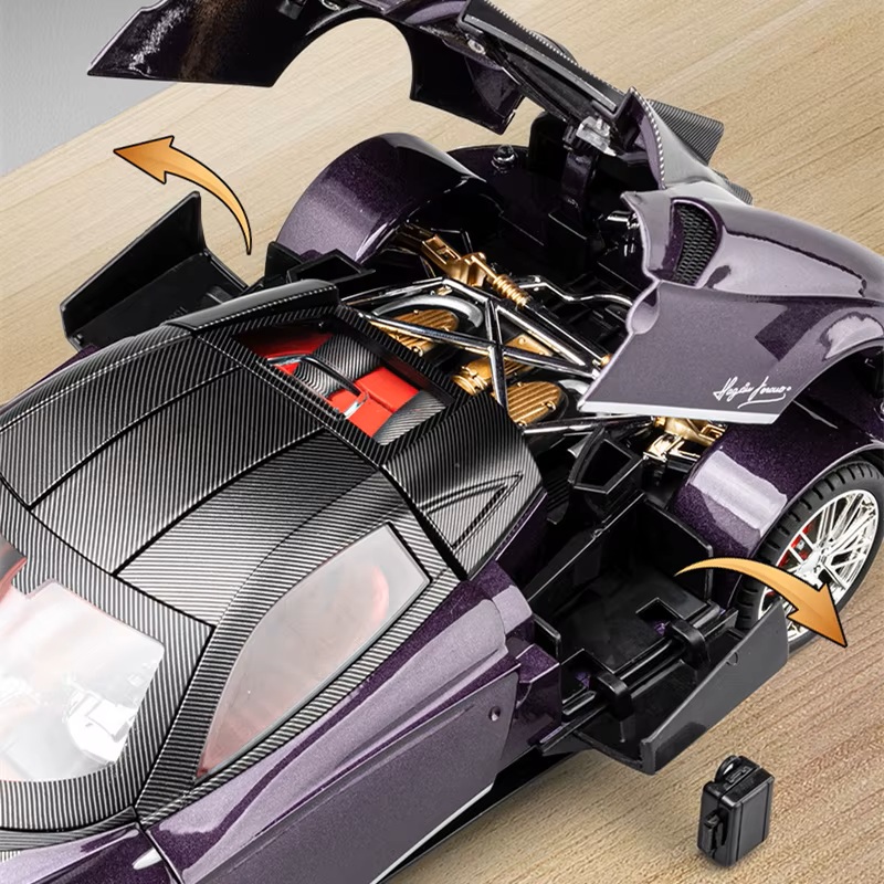 Металлическая машинка Pagani Hyaura / Пагани Уайра 1:18 Purple