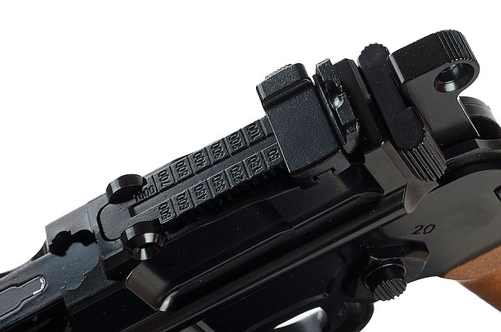 Страйкбольный пистолет WE Mauser 712, кобура-приклад (WE-712-BK)