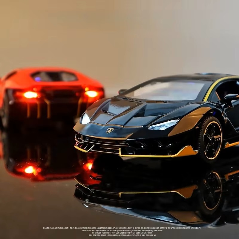 Металлическая машинка Lamborghini Revuelto 1:32 Black