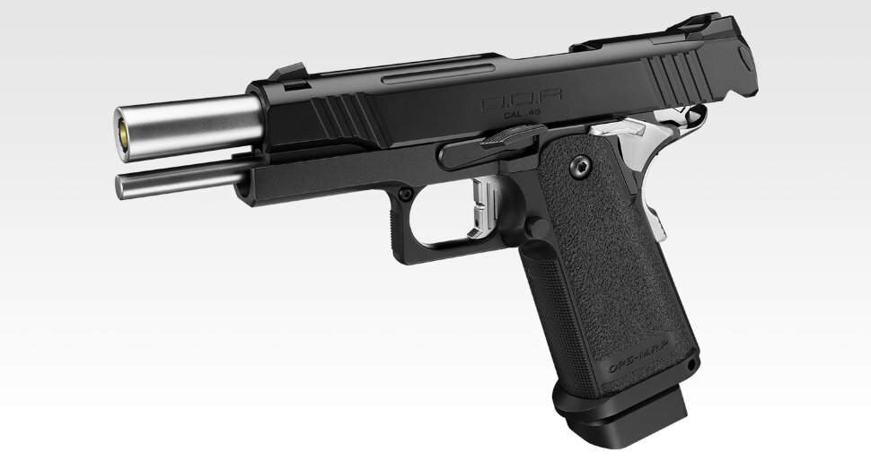 Страйкбольный пистолет GBB Tokyo Marui Hi-Capa 5.1 D.O.R. (Direct Optics Ready) (142924) Blowback, чёрный