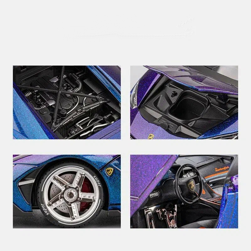 Металл машинка Lamborghini Centenario 1:18 Хамелеон