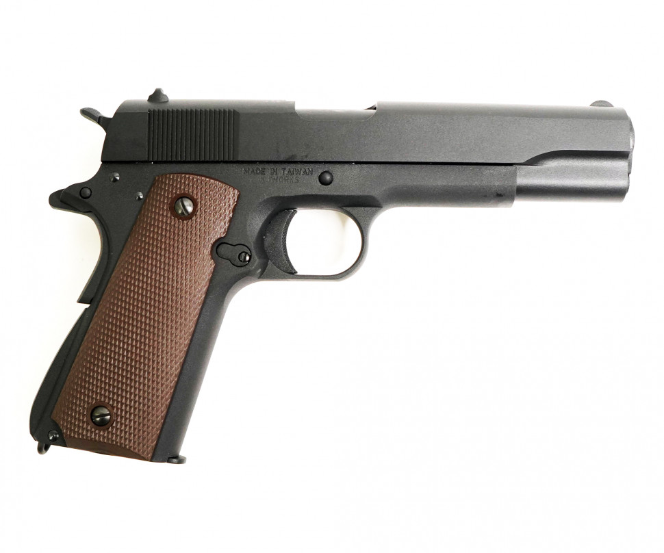 Страйкбольный пистолет KJW Colt M1911A1 GBB (1911.GAS)