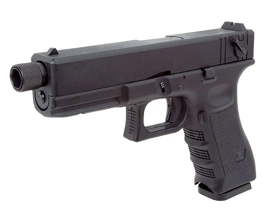 Страйкбольный пистолет KJW KP-18 CO₂ — Glock 18, чёрный, GBB, 6 мм