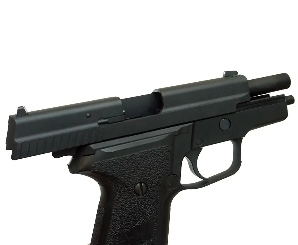 Страйкбольный пистолет WE P-229 (WE-F005A-BK) — чёрный, металл, GBB, 6 мм