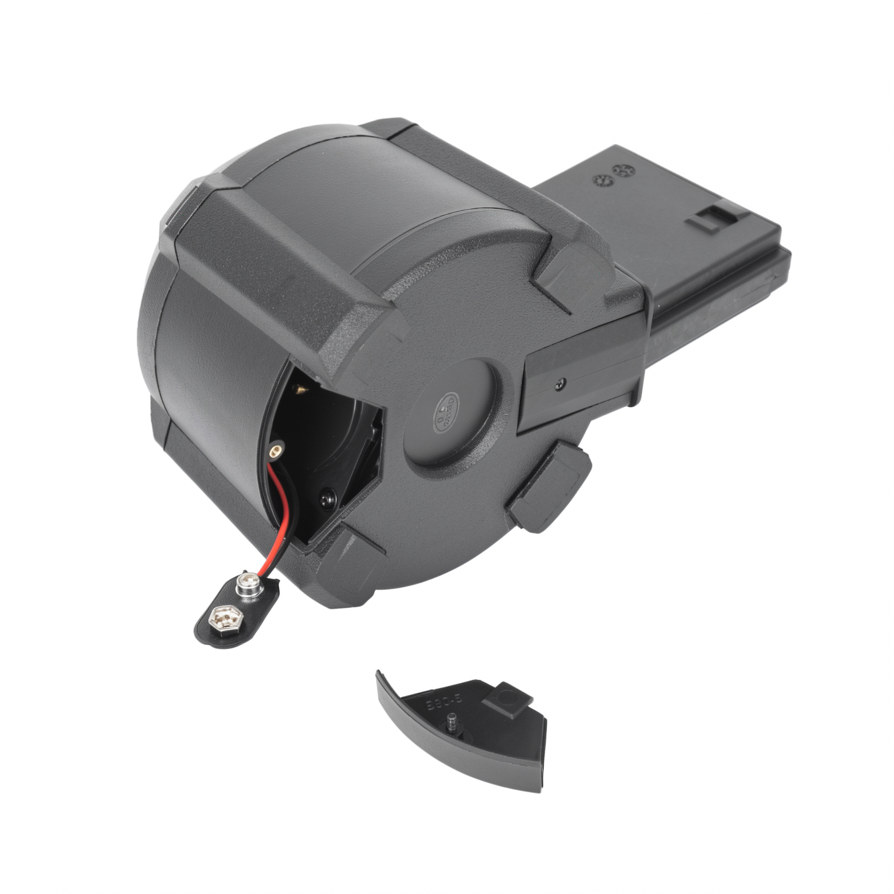 Магазин бункерный CYMA HY-402 (Voice Control) для M4/STANAG, электрический, 1200 шаров, чёрный
