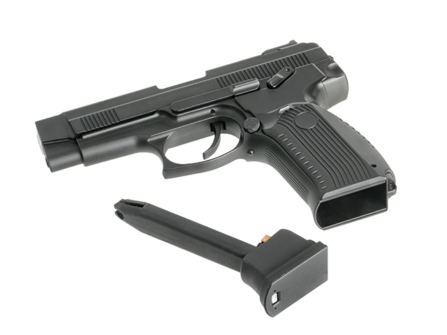 Страйкбольный пистолет CYMA CM.136 «Грач» — AEP/EBB, LiPo в магазине, Hop-Up, 6 мм