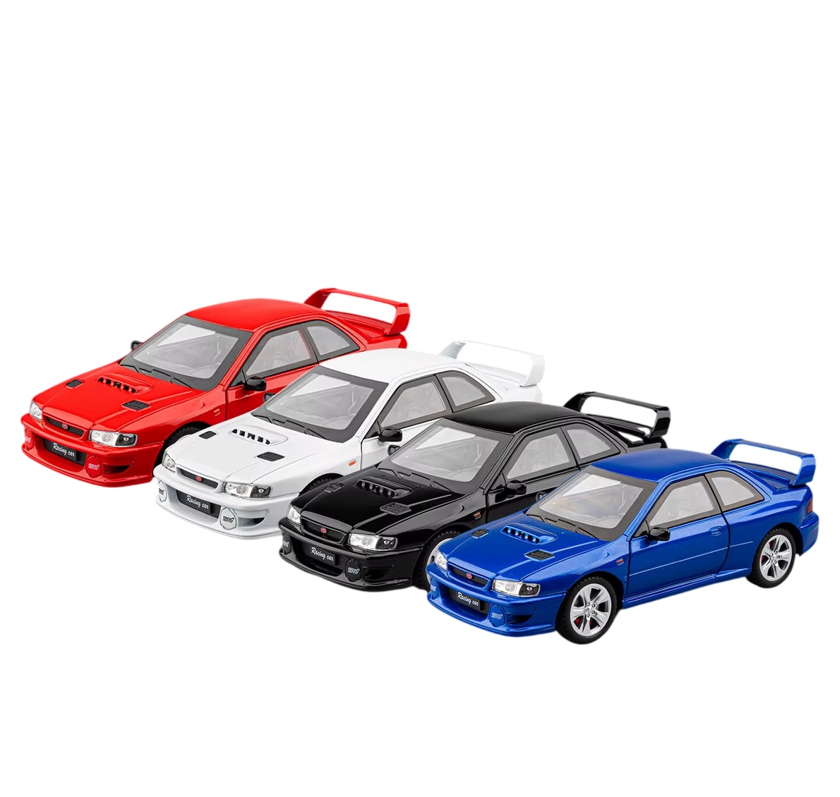 Машинка металлическая Subaru Impreza WRX STI 1:24 RED