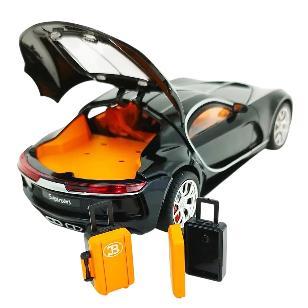 Машинка металлическая Bugatti Atlantic 1:24 Black