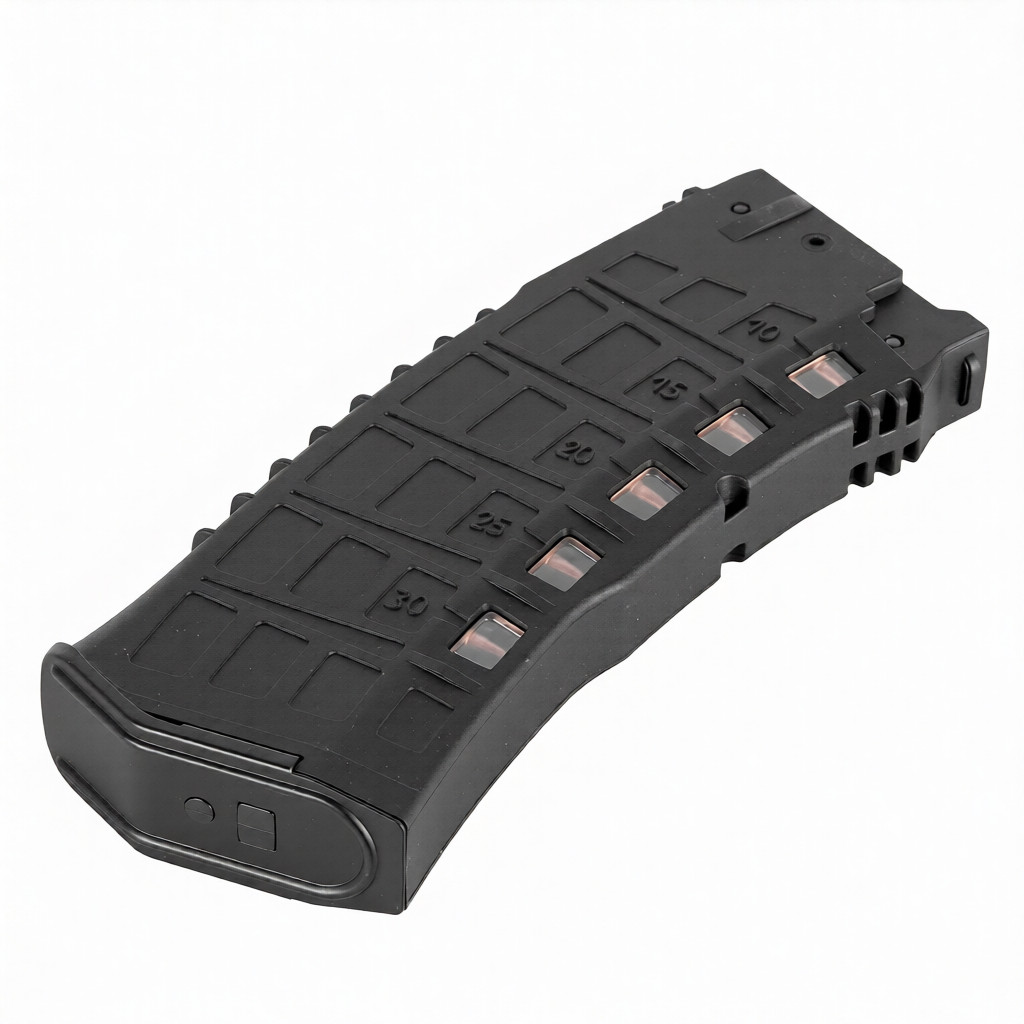 Магазин механический G&G G-08-196 для страйкбольного автомата G&G GK12, Mid‑Cap, 120 шаров, чёрный