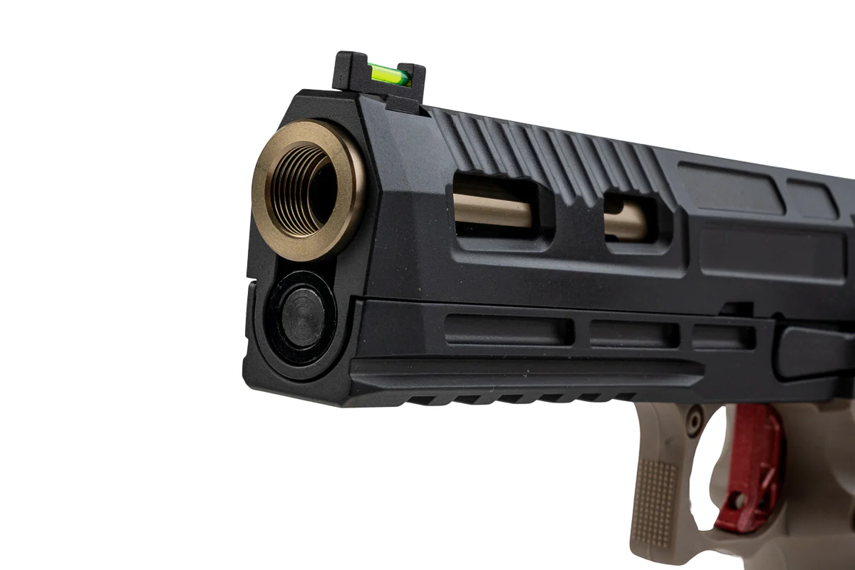 Страйкбольный пистолет KJW Colt M1911 Hi-Capa (KP-19S.GAS) — чёрный, GBB, 6 мм