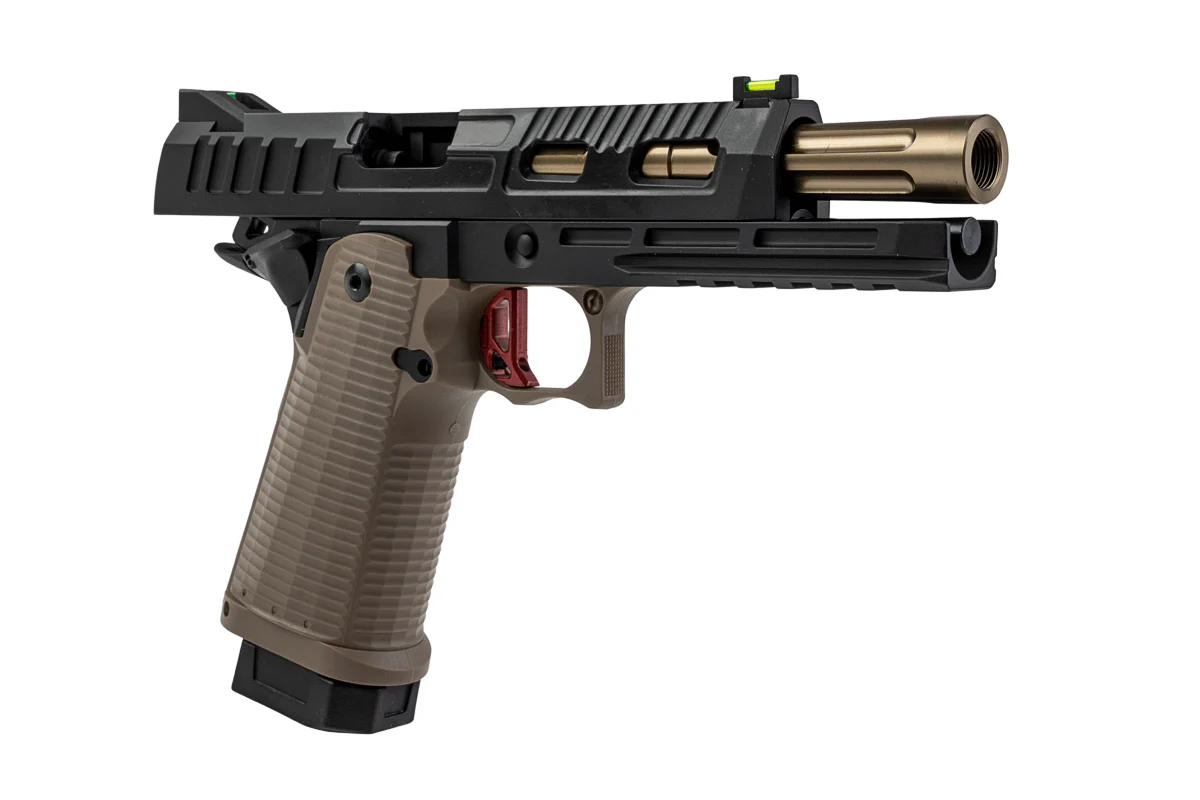 Страйкбольный пистолет KJW Colt M1911 Hi-Capa (KP-19S.GAS) — чёрный, GBB, 6 мм
