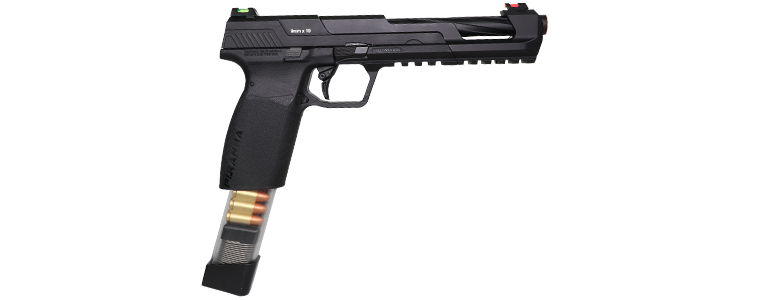 Страйкбольный пистолет GG Piranha SL Black (GAS-PRN-LNG-BBB-ECM)